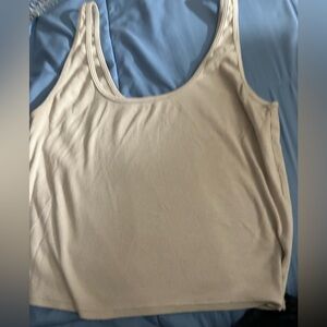 White/Cream color Tank Top from Pacsun